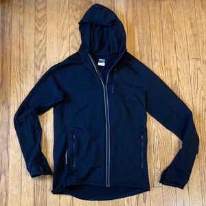 Icebreaker Merino GT Men’s M Black Ziperee hoodie